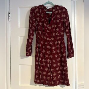 Lovely Maroon Boden Dress - Size 4
